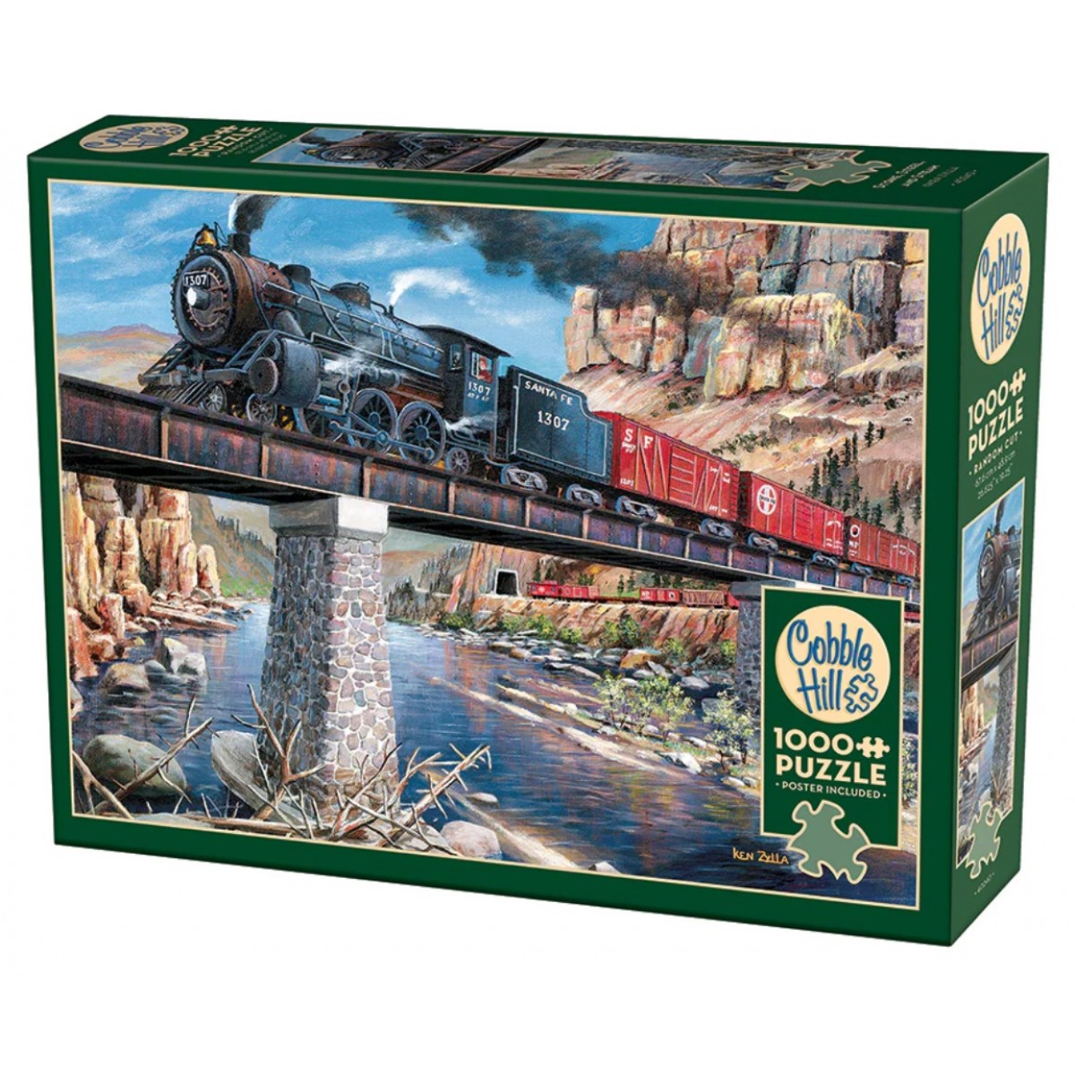 Cobble Hill Jigsaw Puzzle: Stone Steel and Steam